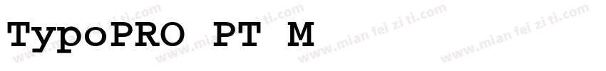 TypoPRO PT Mono Bold字体转换